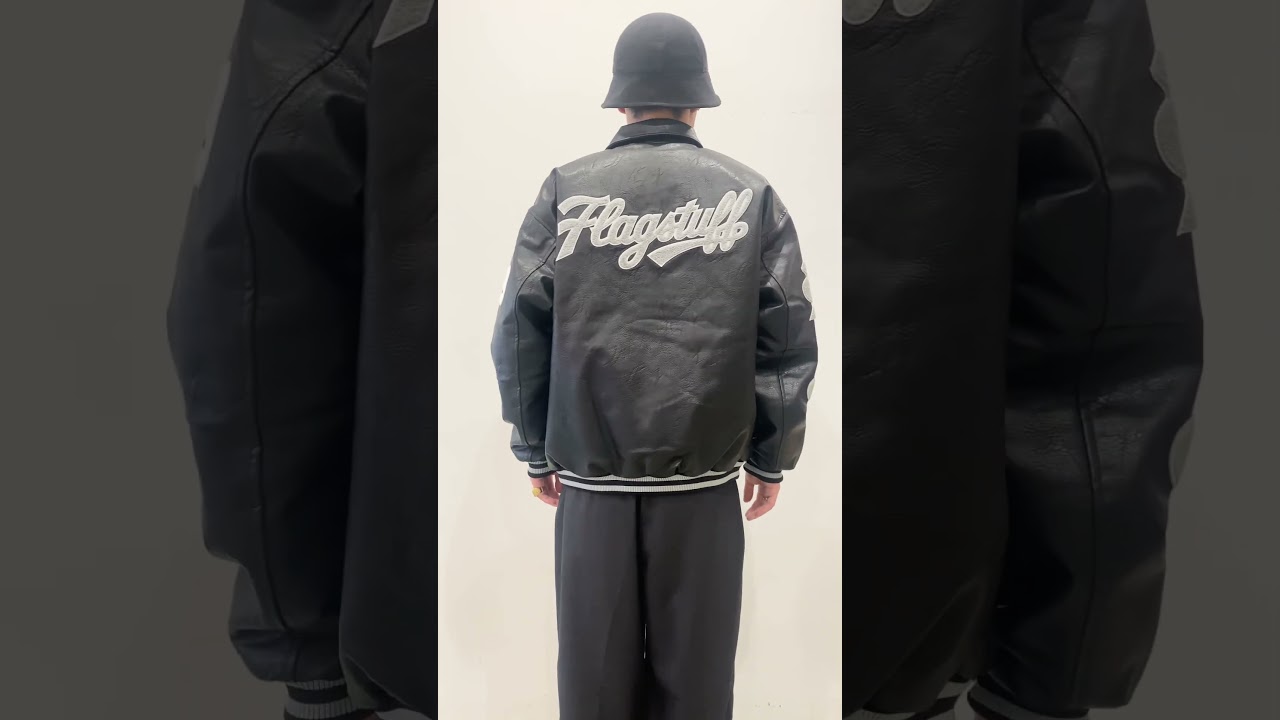 2023.10.7】F-LAGSTUF-F / VARSITY JACKET(xMAJESTIC) - YouTube