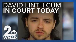David Linthicum is in court today after police say he shot two officers