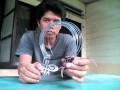 Racik gantung burung wak wak flexible,pakai kulit kabel kawat telepon.