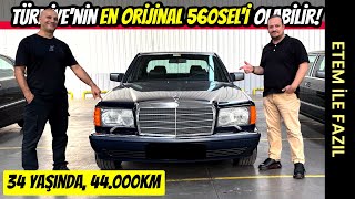 Etem Ile Fazil Mercedes 560Sel W126 Sadece 44.000Km, Boyalı Parçası Yok, Her Şeyi De Orijinal