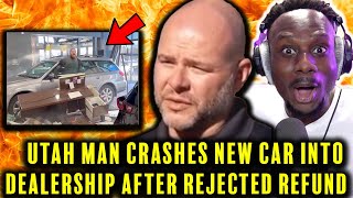 Famous UTAH man CRASHES new car into dealership after REJECTED RETURN, faces felony charges Profile