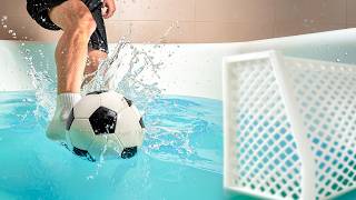 I played football on WATER!