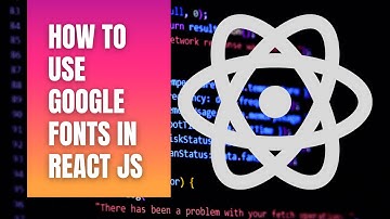 🔴 How to use google fonts in react js website