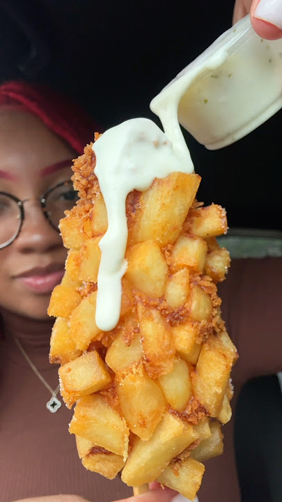 Korean Corn Dogs #mukbang