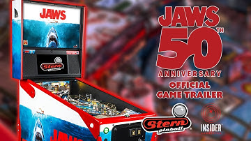 JAWS 50th Anniversary Pinball Game Trailer