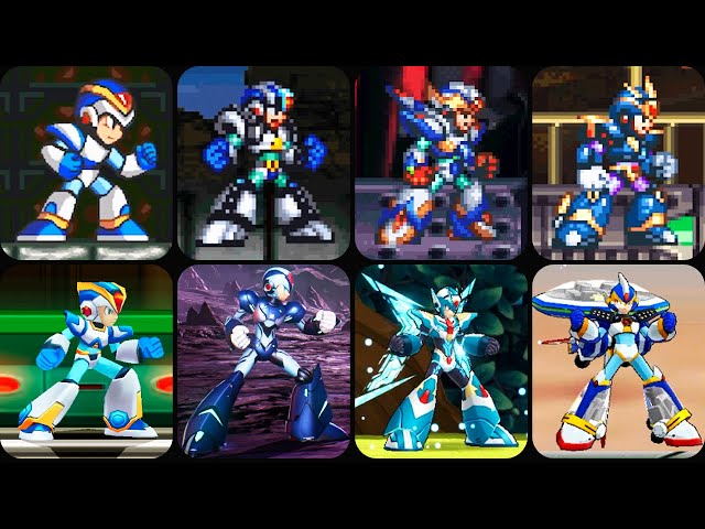 Evolution of Mega Man X Armors class=