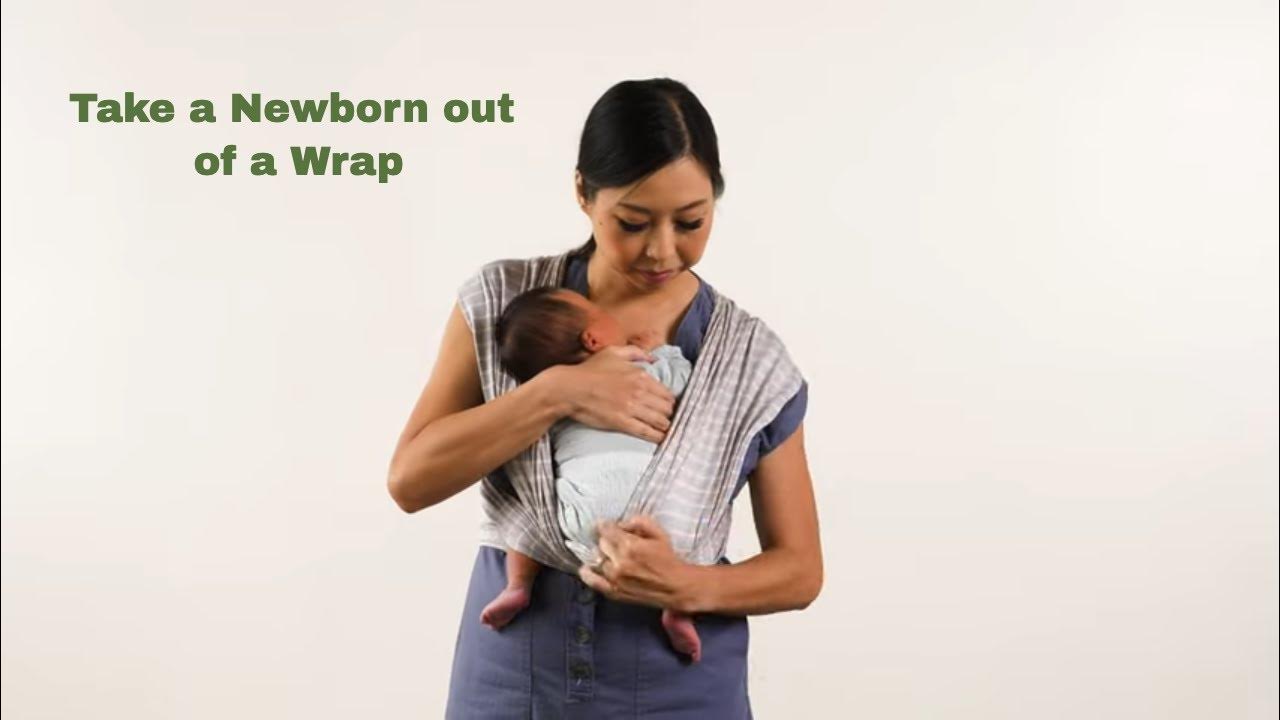 How do I remove the baby from Aura Baby Wrap Ergobaby YouTube