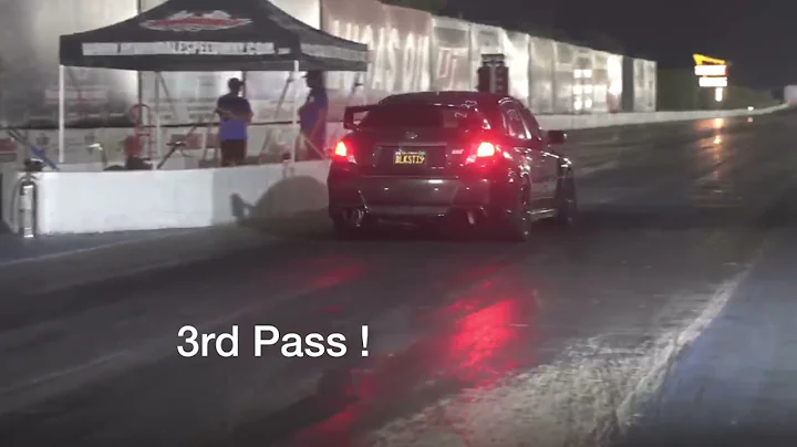 400whp STI**Track Day 1/8 Mile !!! FP Blue Turbo