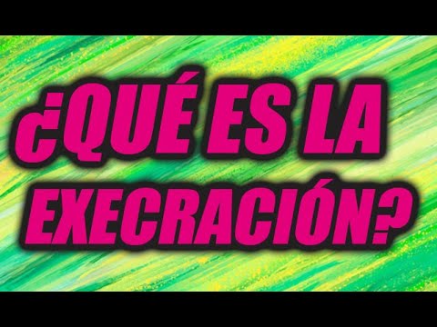 Video: ¿Cuál es el significado de execración?