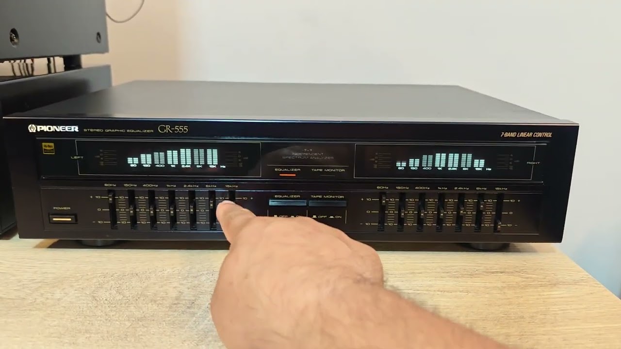 Analyseur De Spectre / Égaliseur Graphique Stéréo Pioneer GR-X520 - Testé