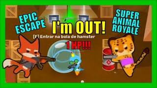 IMPOSSIBLE ESCAPE on ANIMAL ROYALE! (EPIC 1v5 with 1HP!) screenshot 5
