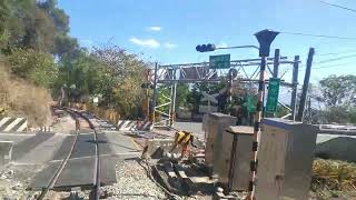 區間車2708次集集-二水 路程景 水里-集集 路程窗景(公路接駁)