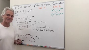 239 review intro and separable ODEs