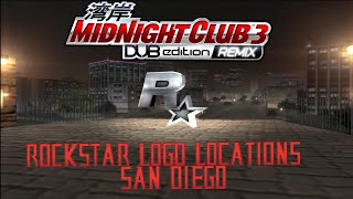 Midnight Club 3:Dub Edition Remix - Collectible - All Rockstar Logo Locations (San Diego)