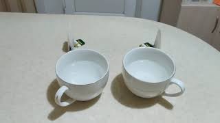 Diffusion process • inside the hot and cold water using tea bags