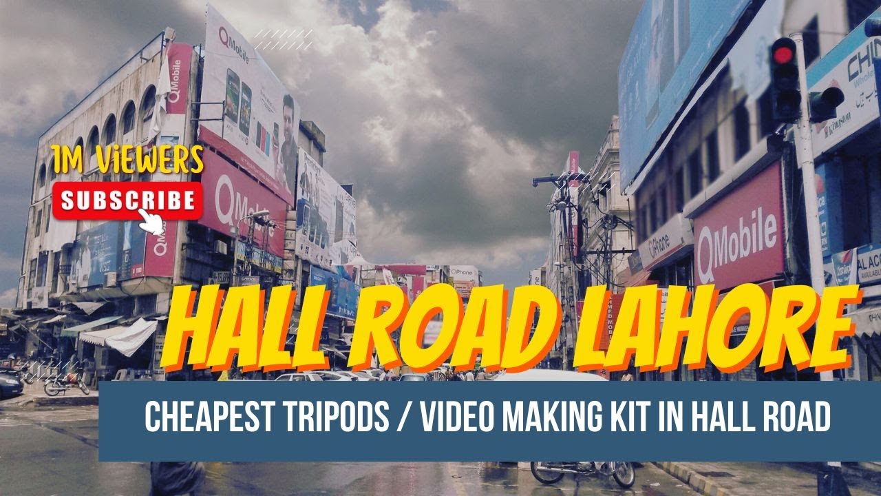 Cheapest Tripods || Video Making Kit || HALL ROAD LAHORE || MARKET VLOG