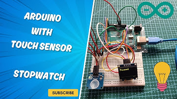 Touch Sensor Stopwatch using Arduino & OLED Display | DIY Timer Project | Arduino Project