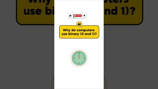Why Do Computers Use Only 0 and 1? 🤔 | CS IQ #Shorts #computer