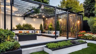 TOP 200 Modern Patio Designs 2024 Home Backyard Garden Landscaping Ideas| Rooftop Pergola Design