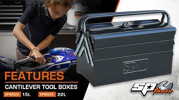 CANTILEVER TOOL BOXES - HEAVY DUTY - SP TOOLS (SP40323 & SP40325)