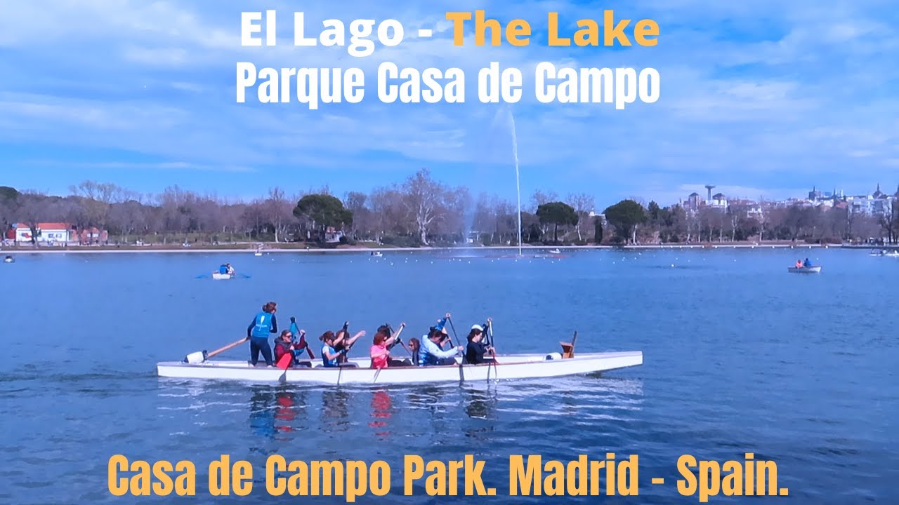 Verano en Madrid - Paseo por el lago del Parque Casa de Campo. Madrid. | España. Summer in Spain.
