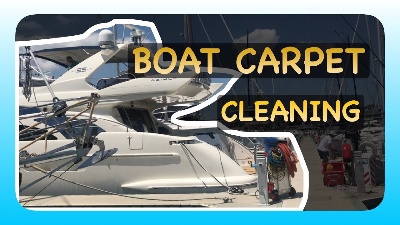 Boat carpet cleaning in Westhaven Marina, Auckland - YouTube