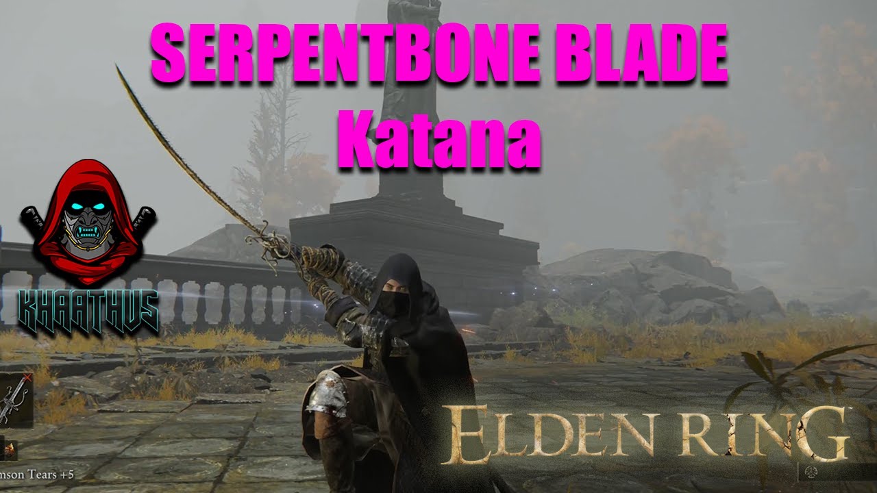 WHERE TO FIND THE SERPENT BONEBLADE KATANA Elden Ring YouTube