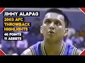 Rookie Jimmy Alapag 40 Pts/11 Asts vs Ginebra (2003 AFC) | Throwback Highlights