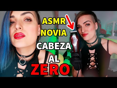 ASMR RP NOVIA ✂ TE RAPO la CABEZA al CERO 😱  [ Girlfriend shave my head ] #STAYHOME