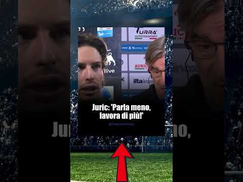 Video Juric contro Carnesecchi: tensione dopo il pareggio! #Shorts