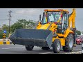 New mahindra backhoe loader delivery first time working performance on field  new jcb