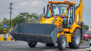 New Mahindra Backhoe Loader Delivery First time working performance on field | New Jcb