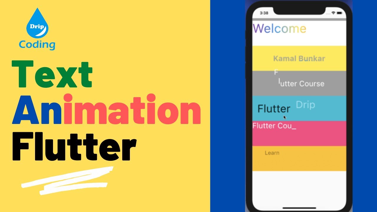 How to Animate Text Flutter Plugin - Easiest Way to add Animation on ...