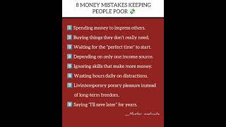 8 Money Mistakes Keeping You Poor 💸 | Stop These Habits NOW!