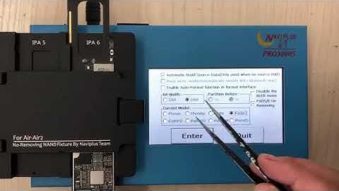 PRO3000S IPad 5 6 ICloud Unlock Adapter Avoid Remove NAND From PCB