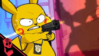 Detective Pikachu cleans up the hood