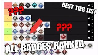 ALL BADGES RANKED (BADGE DIFFICULTY) TIER LIST