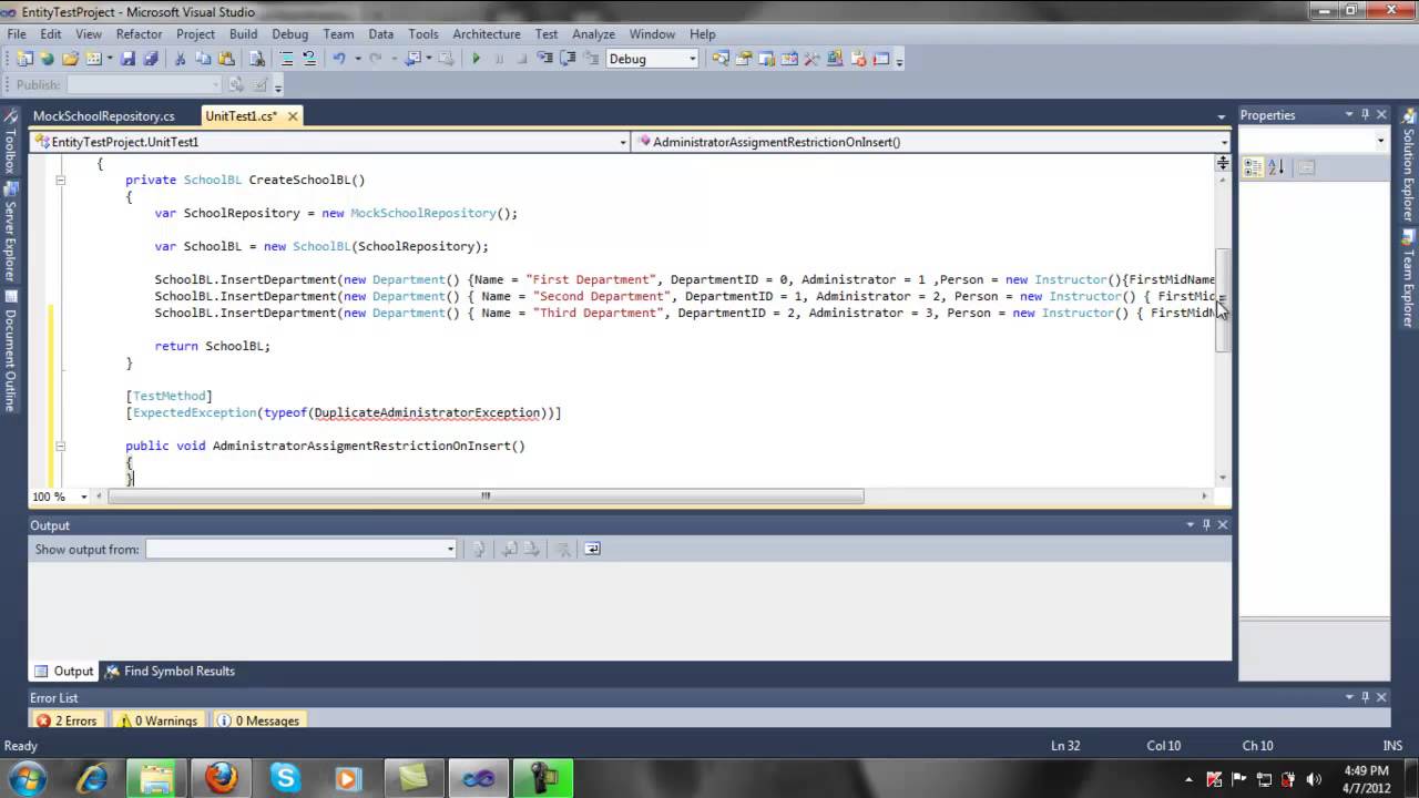 Asp entity framework tutorial part 10 youtube