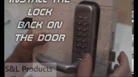 Mechanical Door Locks Digital Code Password Pin Push Button Keyless