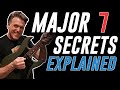 Learn major 7 chords guitar tutorial