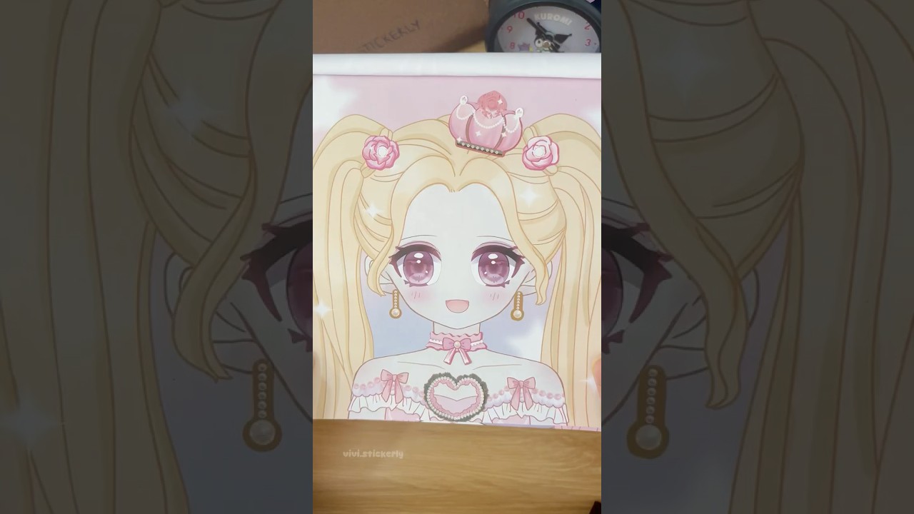 9 Energetic Princess Dress-Up Party Sticker Book #vivistickerly - YouTube