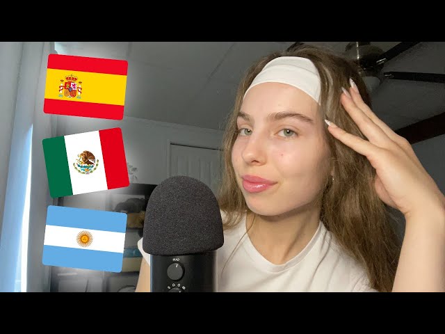 ASMR  first time speaking spanish / primera vez hablando Español 🇲🇽