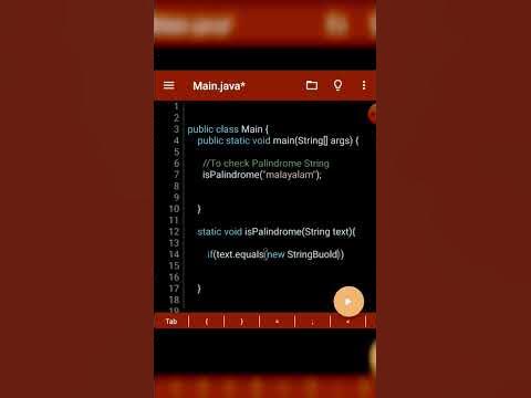 Program to check Palindrome text in Java - YouTube