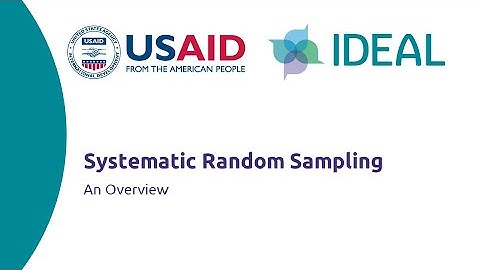 Systematic Random Sampling - Overview