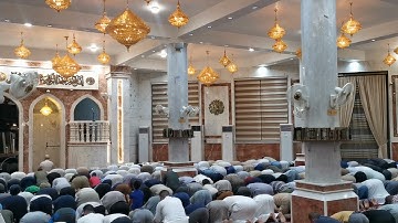 صلاة العشاء في جامع خالد بن الوليد القارئ ايهاب العكيدي 6 محرم 1444
