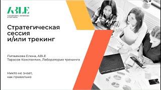 Стратегическая сессия и/или трекинг. Видео-подкаст Елены Литвиновой, сооснователя ABLE