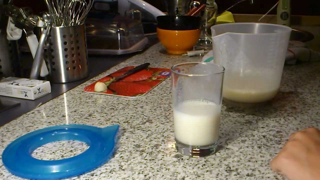 Bananenshake mixen - Milchshake Rezept - YouTube