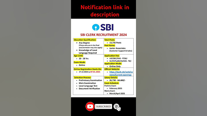 SBI Clerk Recruitment 2024: Apply Now for Your Dream Banking Job! 🏦💼 #bankingexams #sbiclerk #sbi