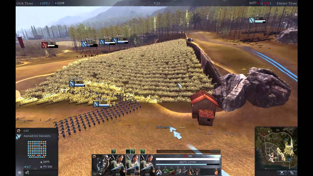 romeo Total War Arena (94)Разгром от RTK и RW. (Beta)