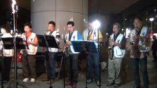 1041114汐止火車站前募款sax演出:西風的話